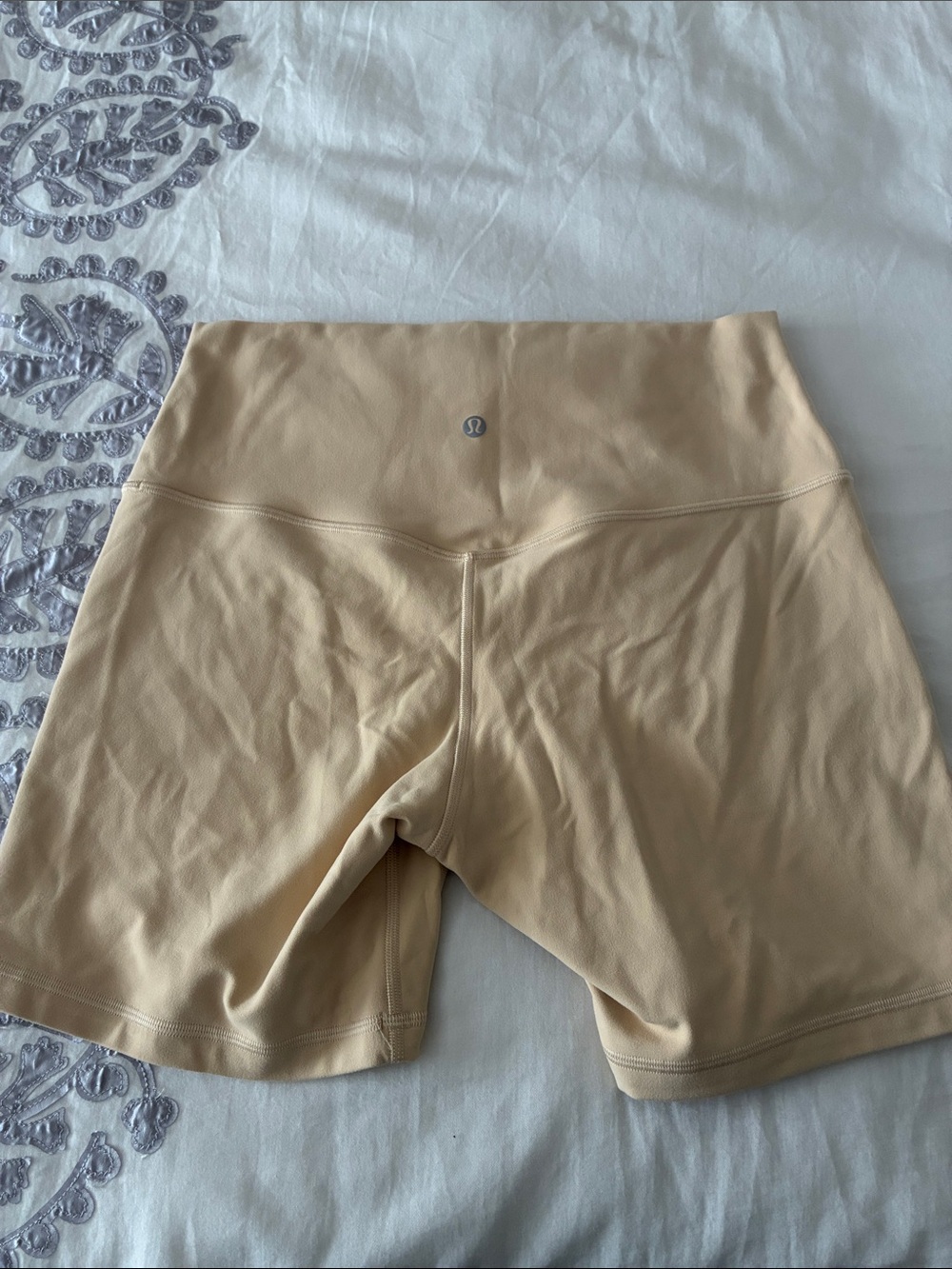 lululemon athletica High-Rise Tan Bike Shorts